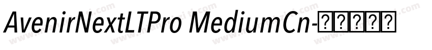 AvenirNextLTPro MediumCn字体转换